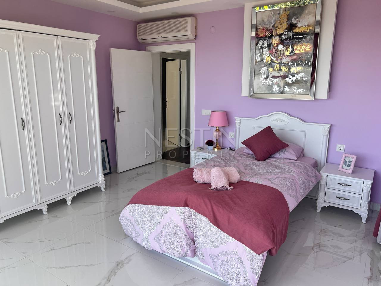 Вилла 3+1 в центре города Аланья в районе Динек с видом на море фото 16