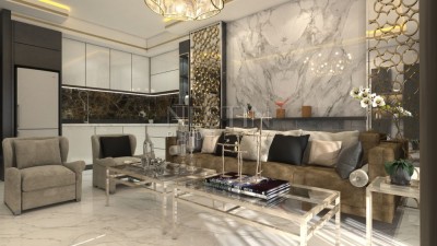 Квартира 2+1 в люксовом комплексе в центре Махмутлара на этапе строительства фото 39