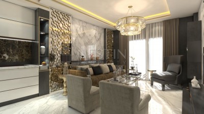 Квартира 2+1 в люксовом комплексе в центре Махмутлара на этапе строительства фото 40