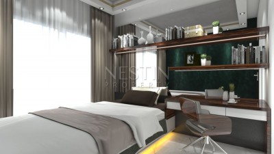 Квартира 2+1 в люксовом комплексе в центре Махмутлара на этапе строительства фото 45