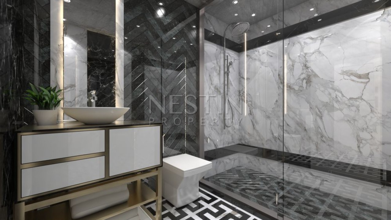 Квартира 2+1 в люксовом комплексе в центре Махмутлара на этапе строительства фото 52