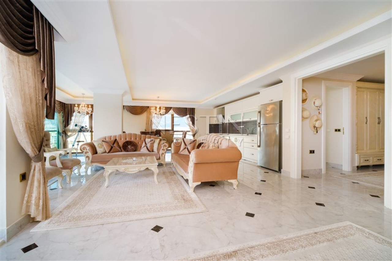 Квартира дуплекс 4+1 в районе Оба в 50 м от Средиземного моря фото 9