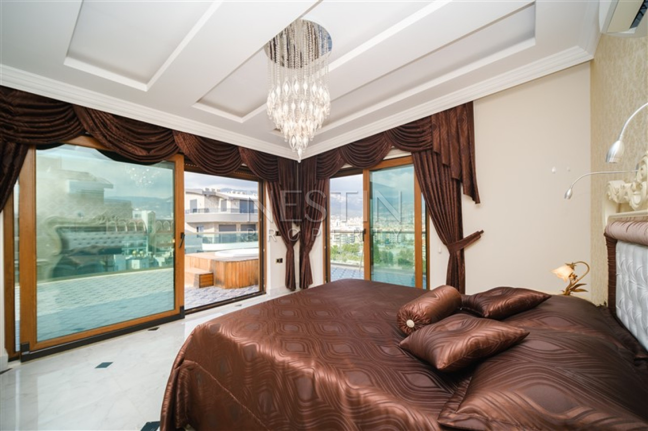 Квартира дуплекс 4+1 в районе Оба в 50 м от Средиземного моря фото 19