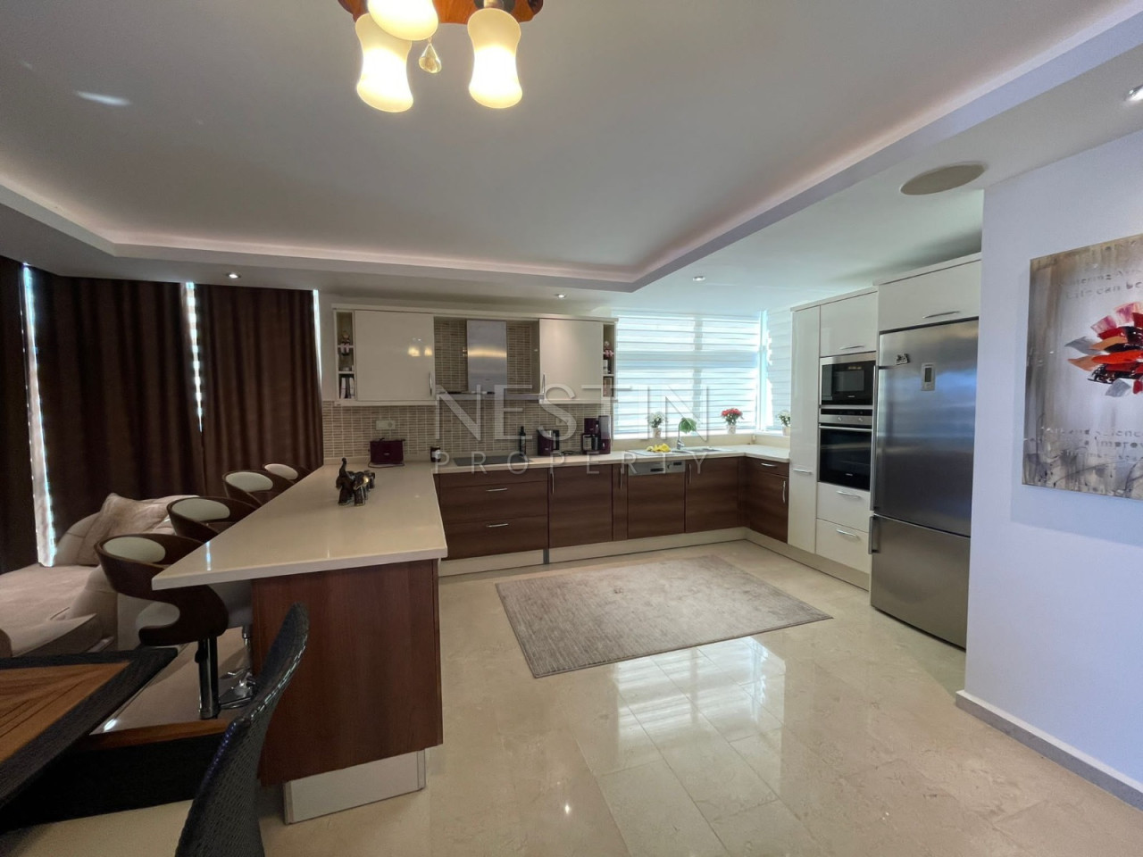 Квартира дуплекс 2+2 в районе Джикджилли в 200 м от Средиземного моря фото 4