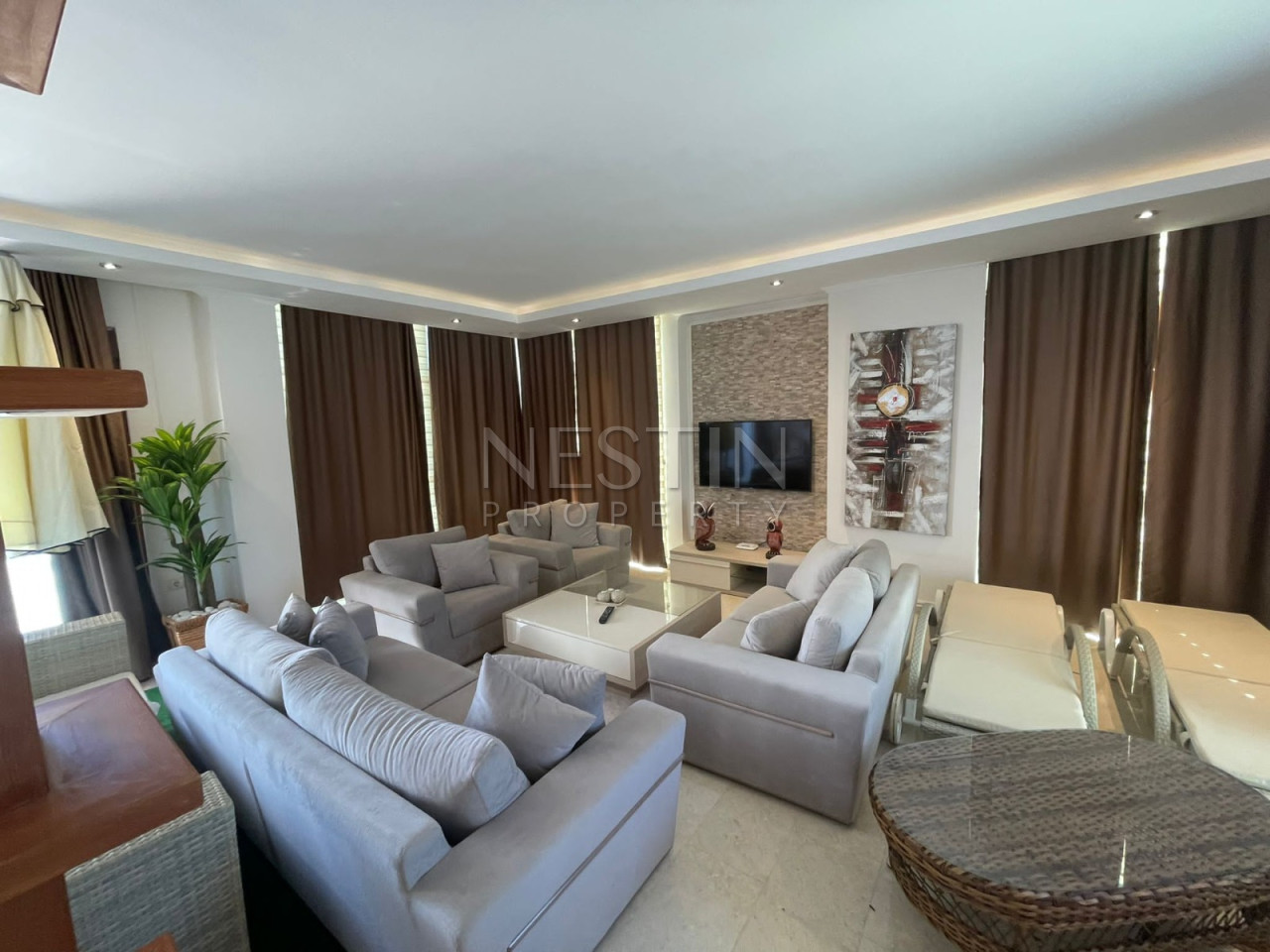 Квартира дуплекс 2+2 в районе Джикджилли в 200 м от Средиземного моря фото 6