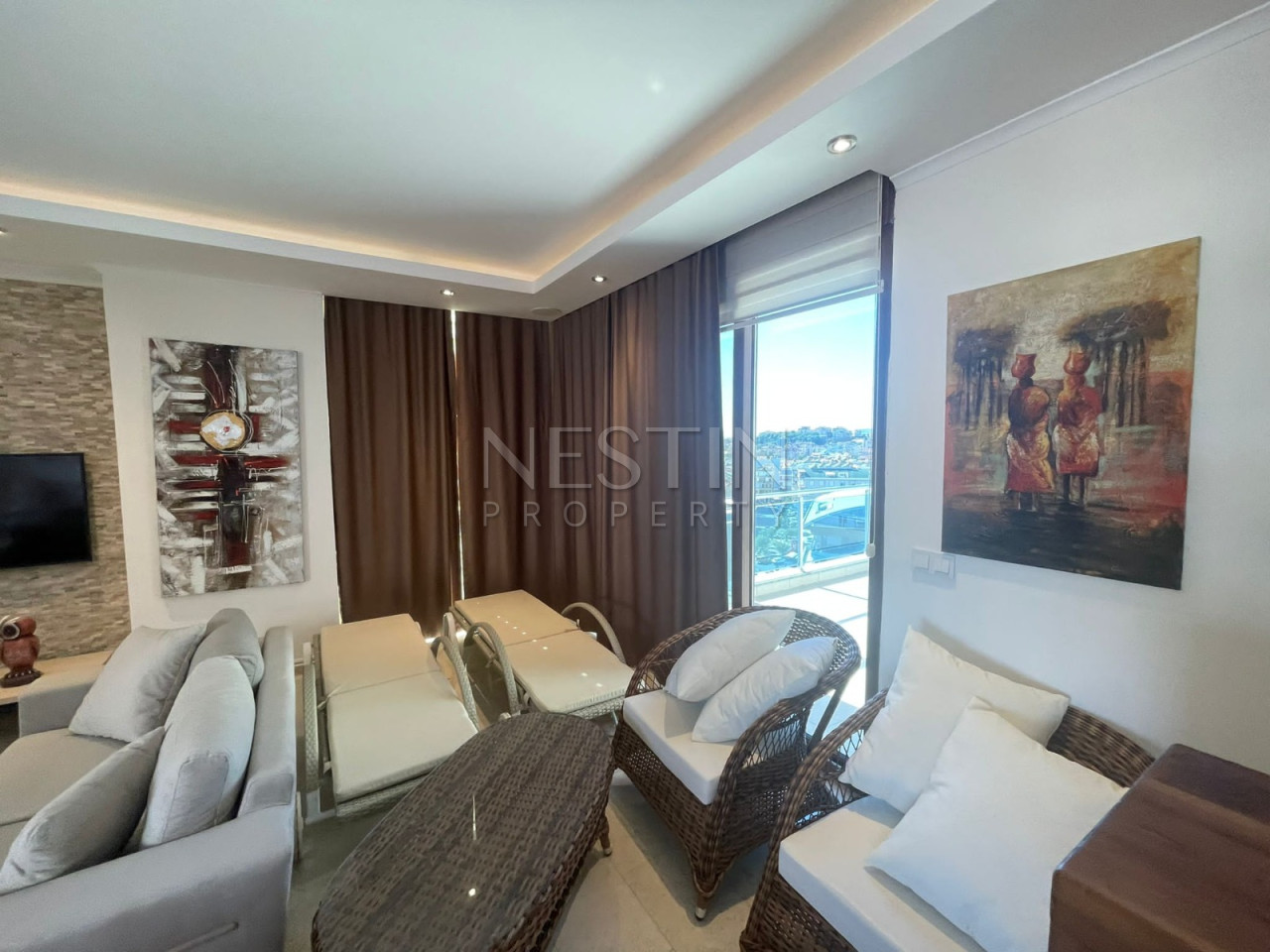 Квартира дуплекс 2+2 в районе Джикджилли в 200 м от Средиземного моря фото 8