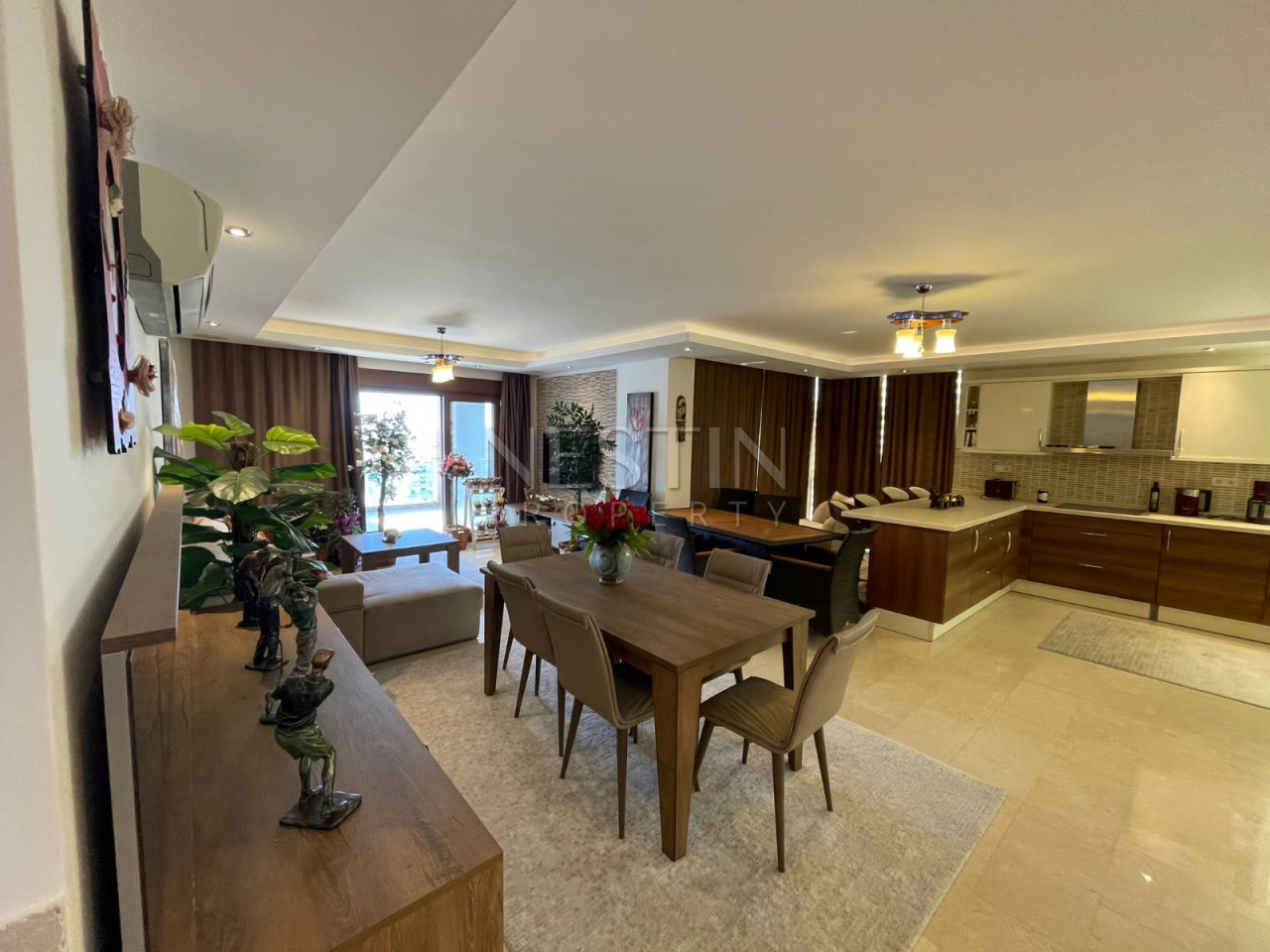 Квартира дуплекс 2+2 в районе Джикджилли в 200 м от Средиземного моря фото 11