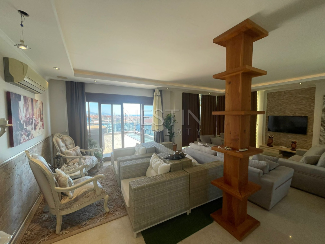 Квартира дуплекс 2+2 в районе Джикджилли в 200 м от Средиземного моря фото 14