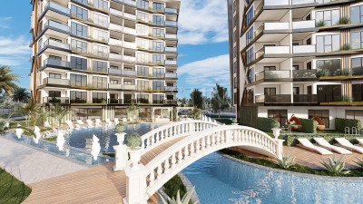 Квартира 1+1 в районе Паяллар на стадии строительства в 1550 м от Средиземного моря фото 6