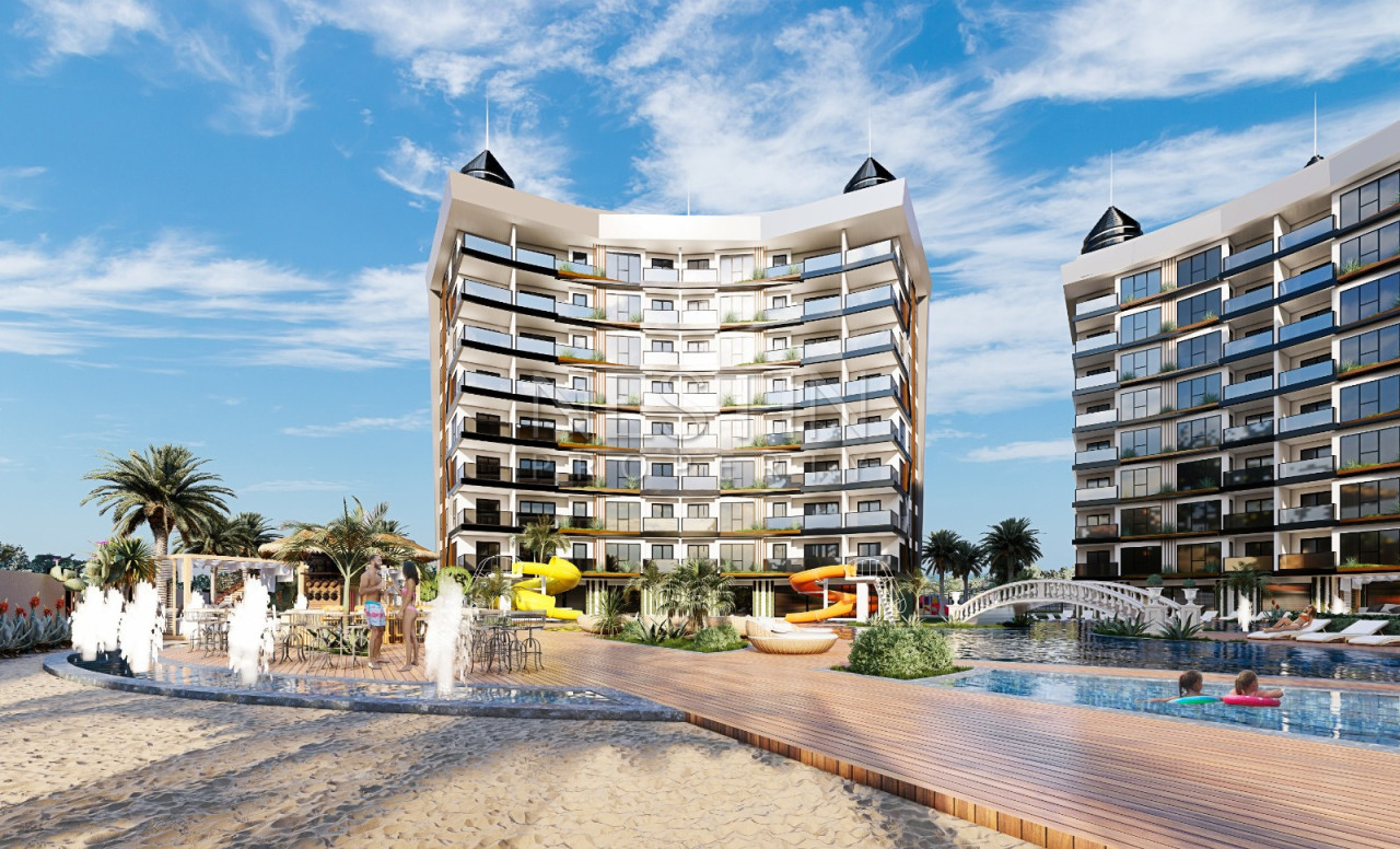 Квартира 1+1 в районе Паяллар на стадии строительства в 1550 м от Средиземного моря фото 7