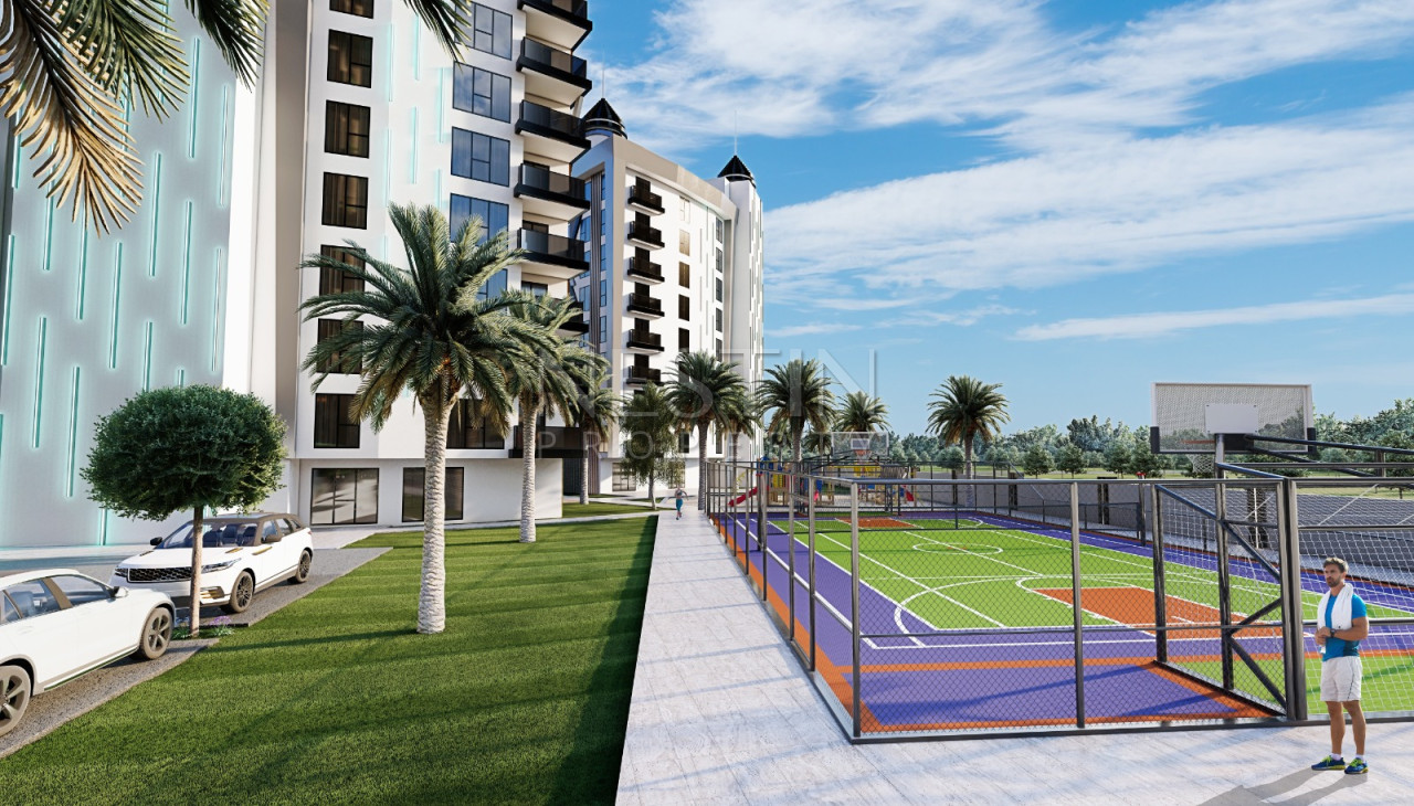 Квартира 1+1 в районе Паяллар на стадии строительства в 1550 м от Средиземного моря фото 10