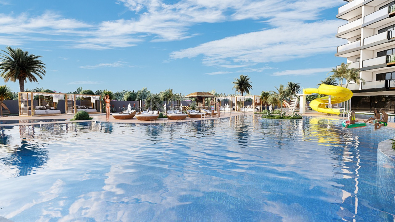 Квартира 1+1 в районе Паяллар на стадии строительства в 1550 м от Средиземного моря фото 12