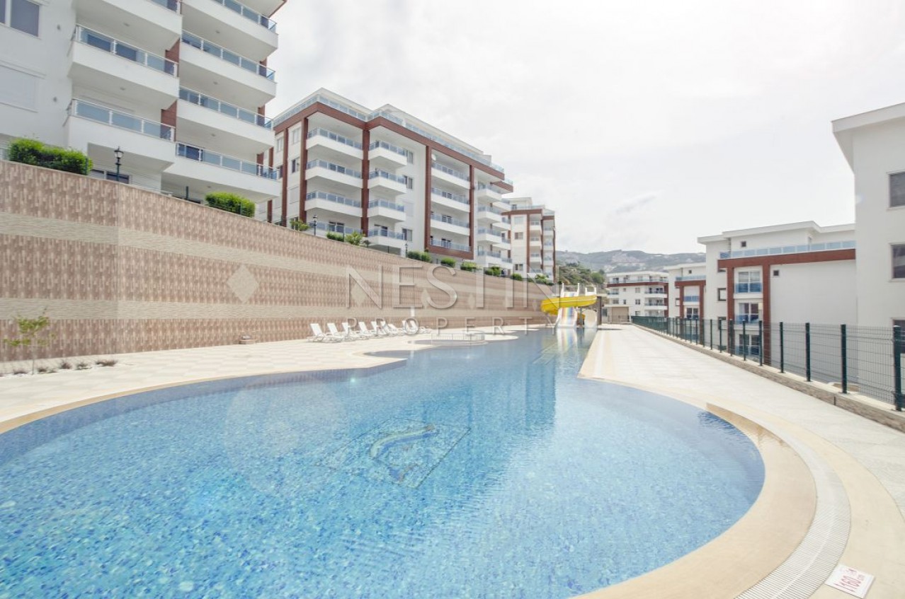 Роскошный пентхаус 4+1 в красивой резиденции на склоне горы в Каргыджаке фото 7