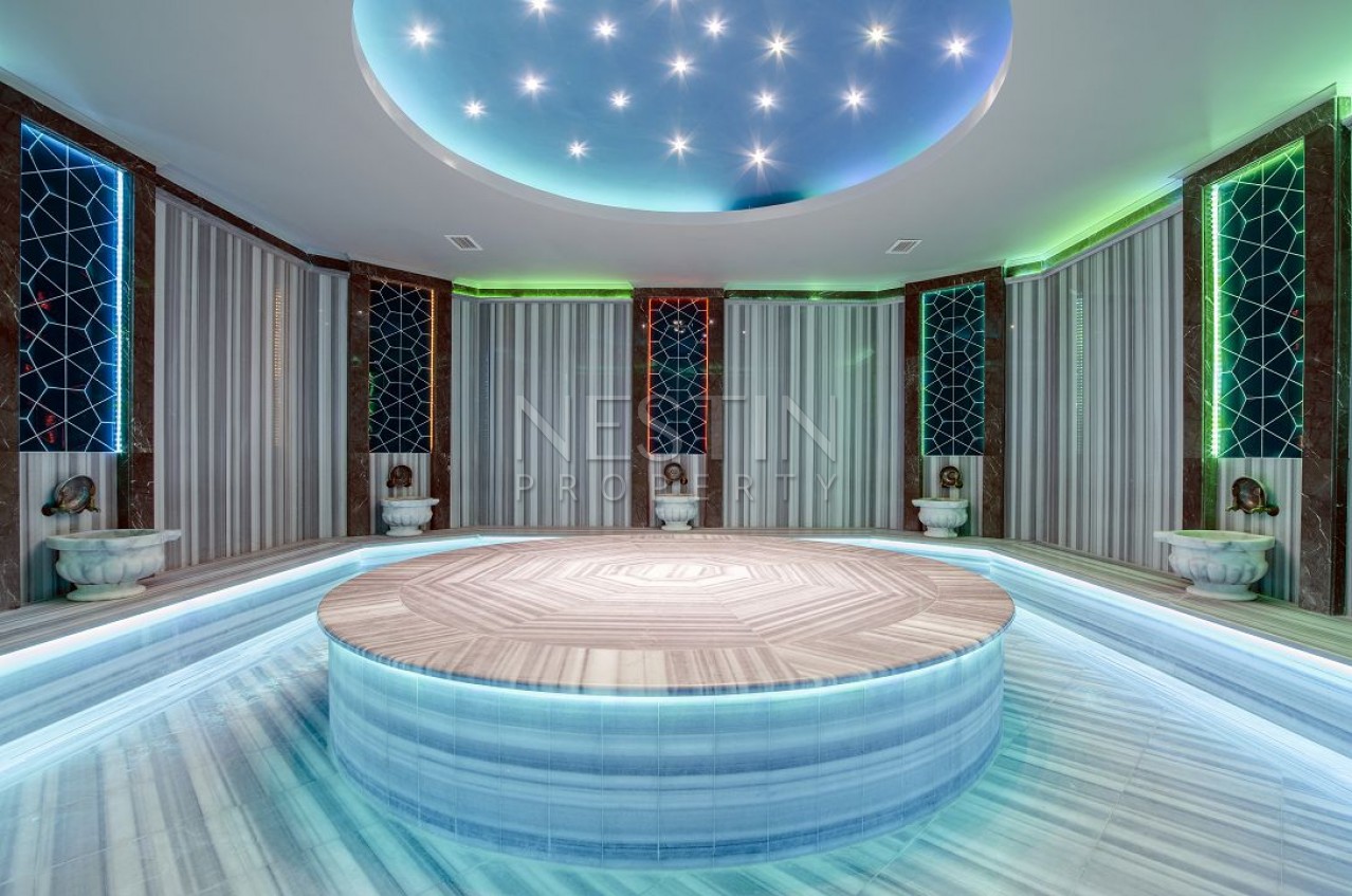 Роскошный пентхаус 4+1 в красивой резиденции на склоне горы в Каргыджаке фото 11