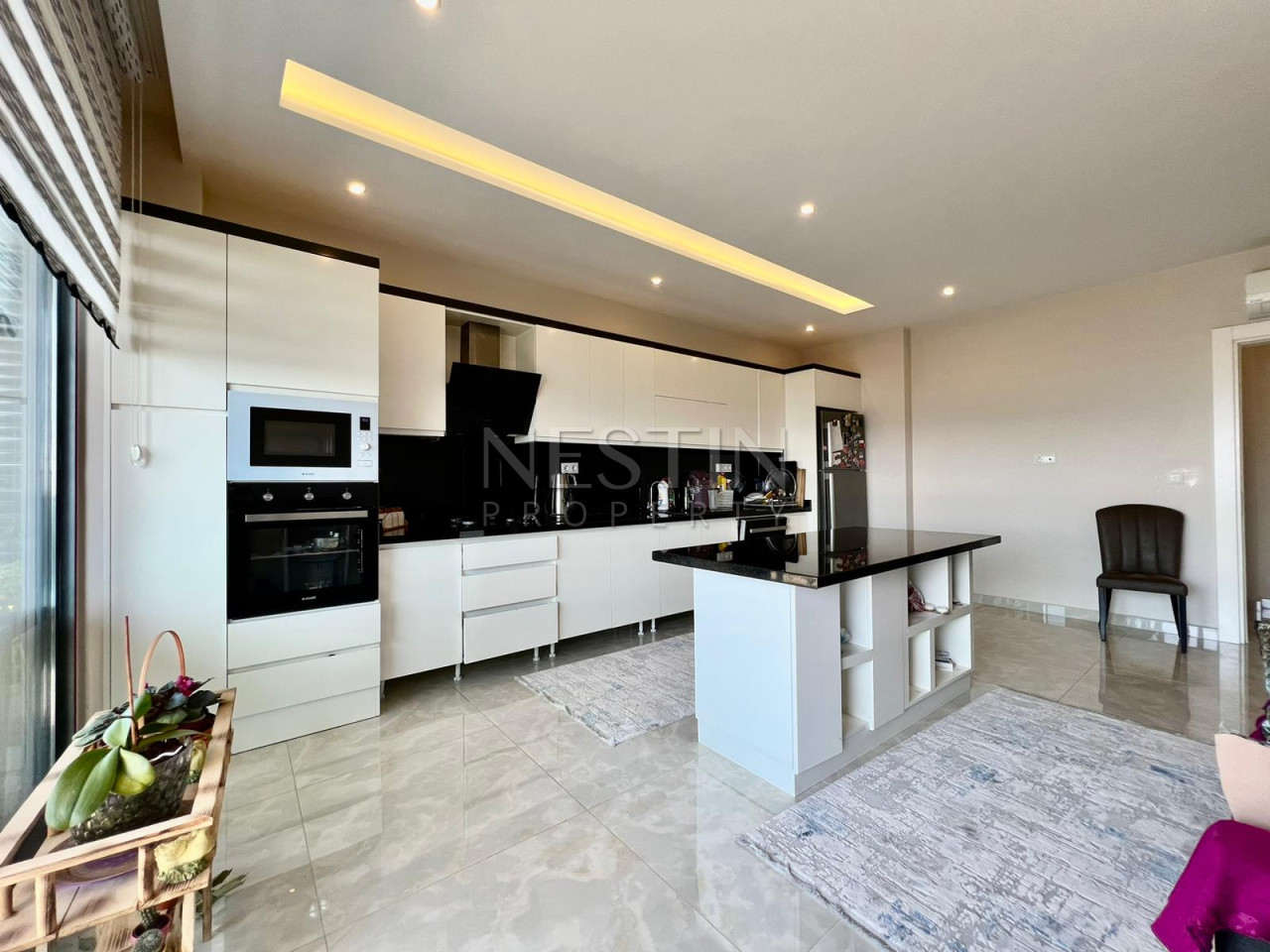 Квартира дуплекс 4+1 в районе Каргыджак в 50 м от Средиземного моря фото 4