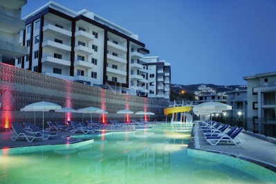 Роскошный пентхаус 4+1 в красивой резиденции на склоне горы в Каргыджаке фото 17