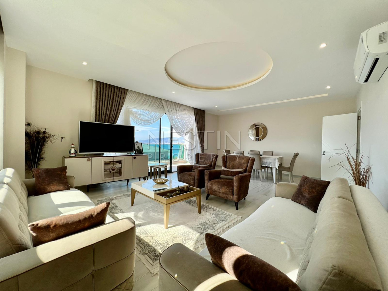 Квартира дуплекс 4+1 в районе Каргыджак в 50 м от Средиземного моря фото 10