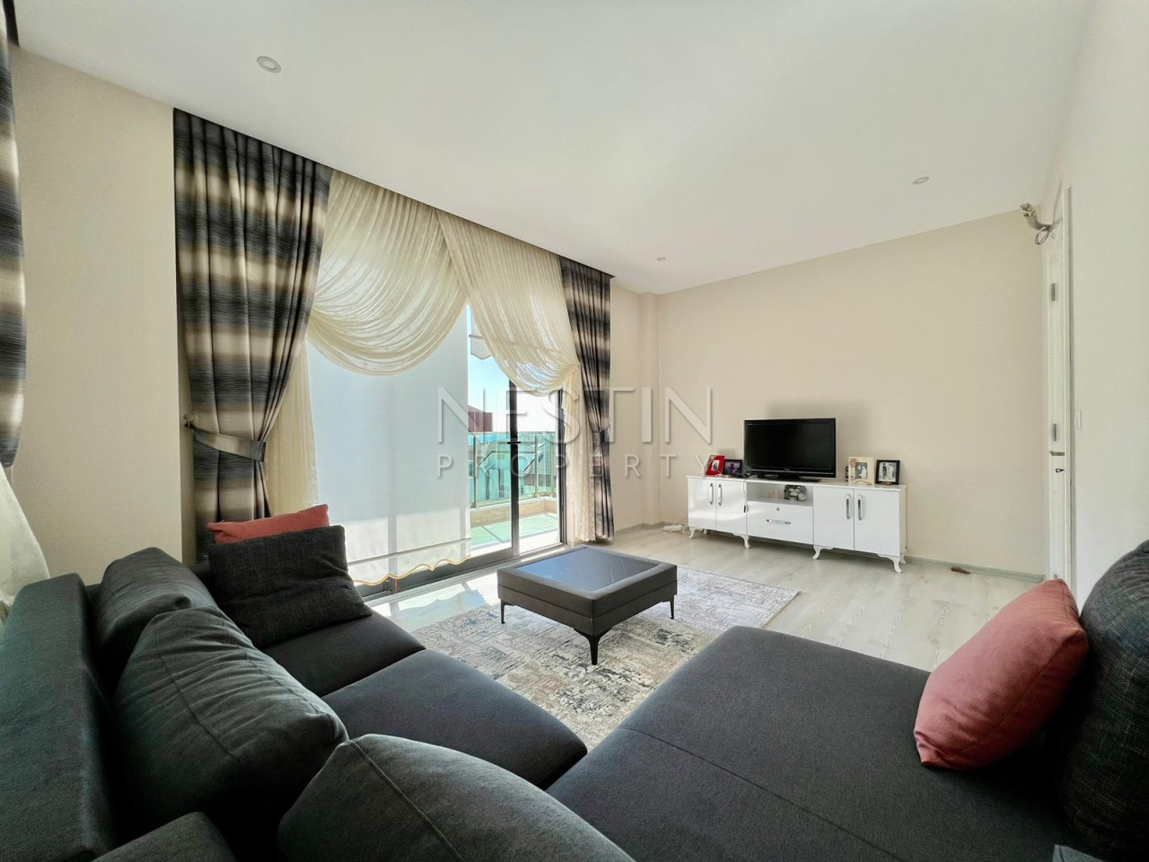 Квартира дуплекс 4+1 в районе Каргыджак в 50 м от Средиземного моря фото 11