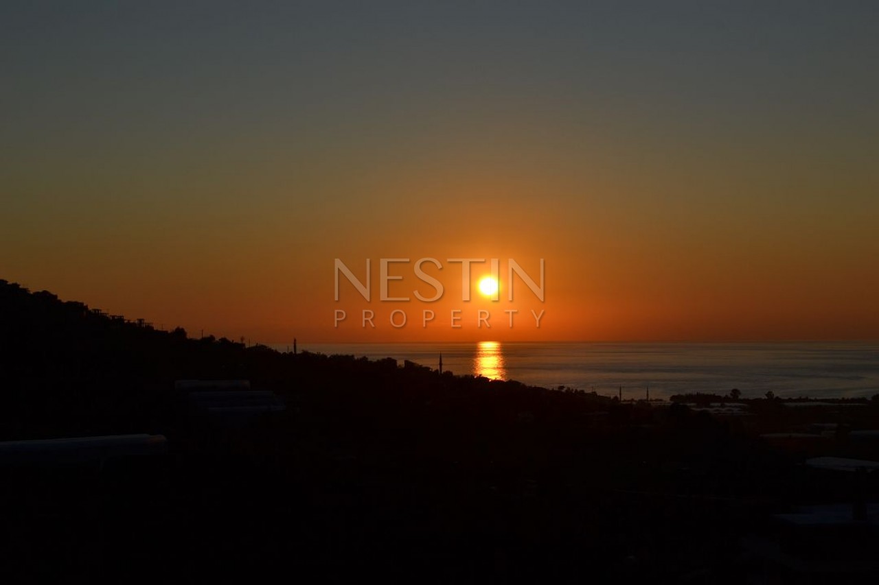 Роскошный пентхаус 4+1 в красивой резиденции на склоне горы в Каргыджаке фото 19