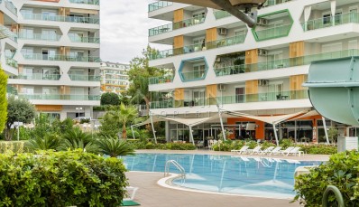 Квартира 1+1 в комплексе отельного типа 5* в Авсалларе фото 1