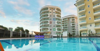 Квартира 1+1 в комплексе с развитой инфраструктурой в зеленом Авсалларе фото 2