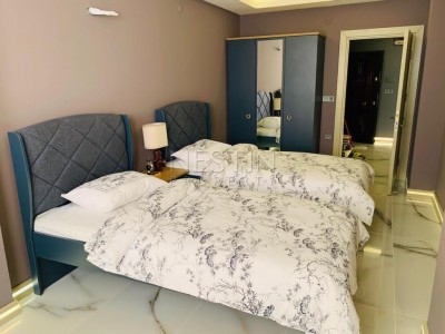 Квартира 2+1 с люксовой мебелью в жилом комплексе с бассейном в Махмутларе фото 23