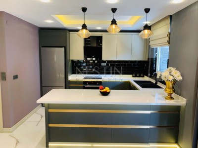 Квартира 2+1 с люксовой мебелью в жилом комплексе с бассейном в Махмутларе фото 28