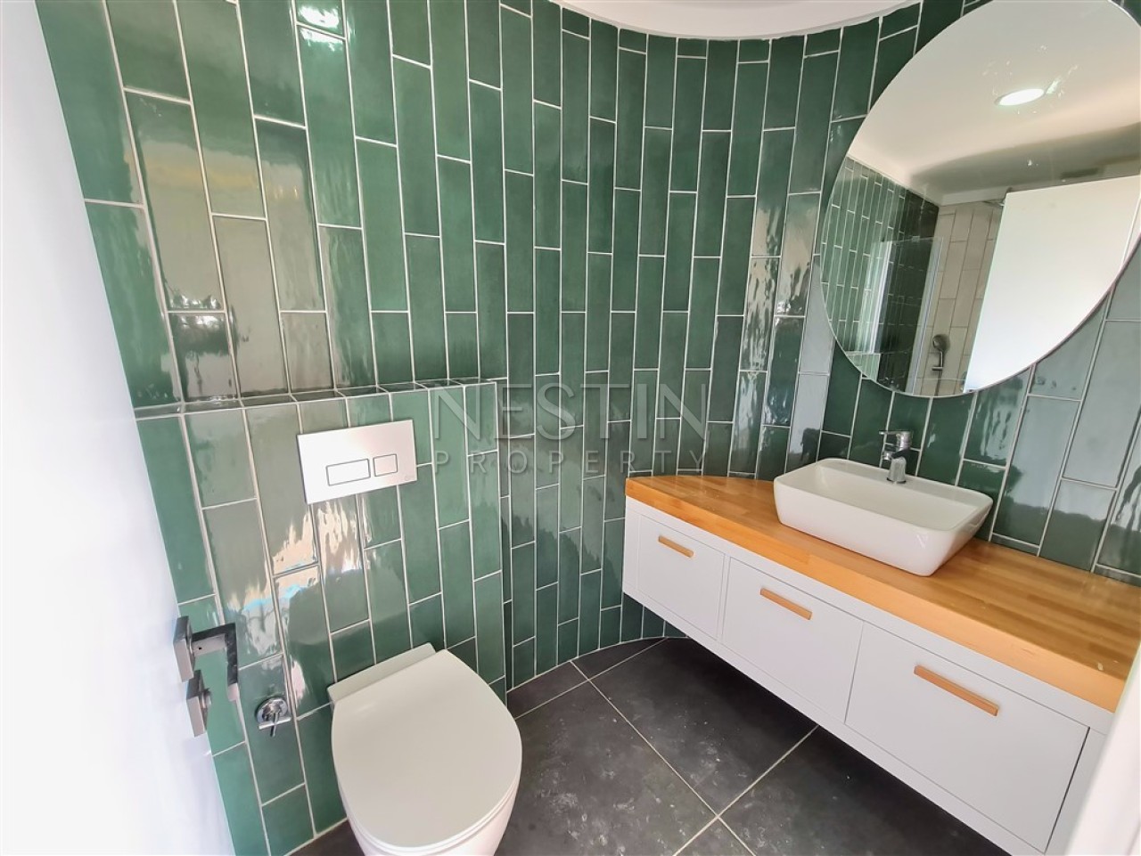 Квартира 3+1 в районе Оба в новом жилом комплексе в 1000 м от Средиземного моря фото 14