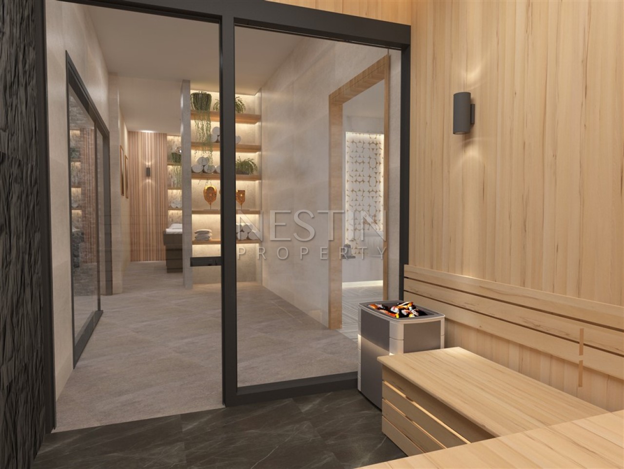 Квартира 3+1 в районе Оба в новом жилом комплексе в 1000 м от Средиземного моря фото 17