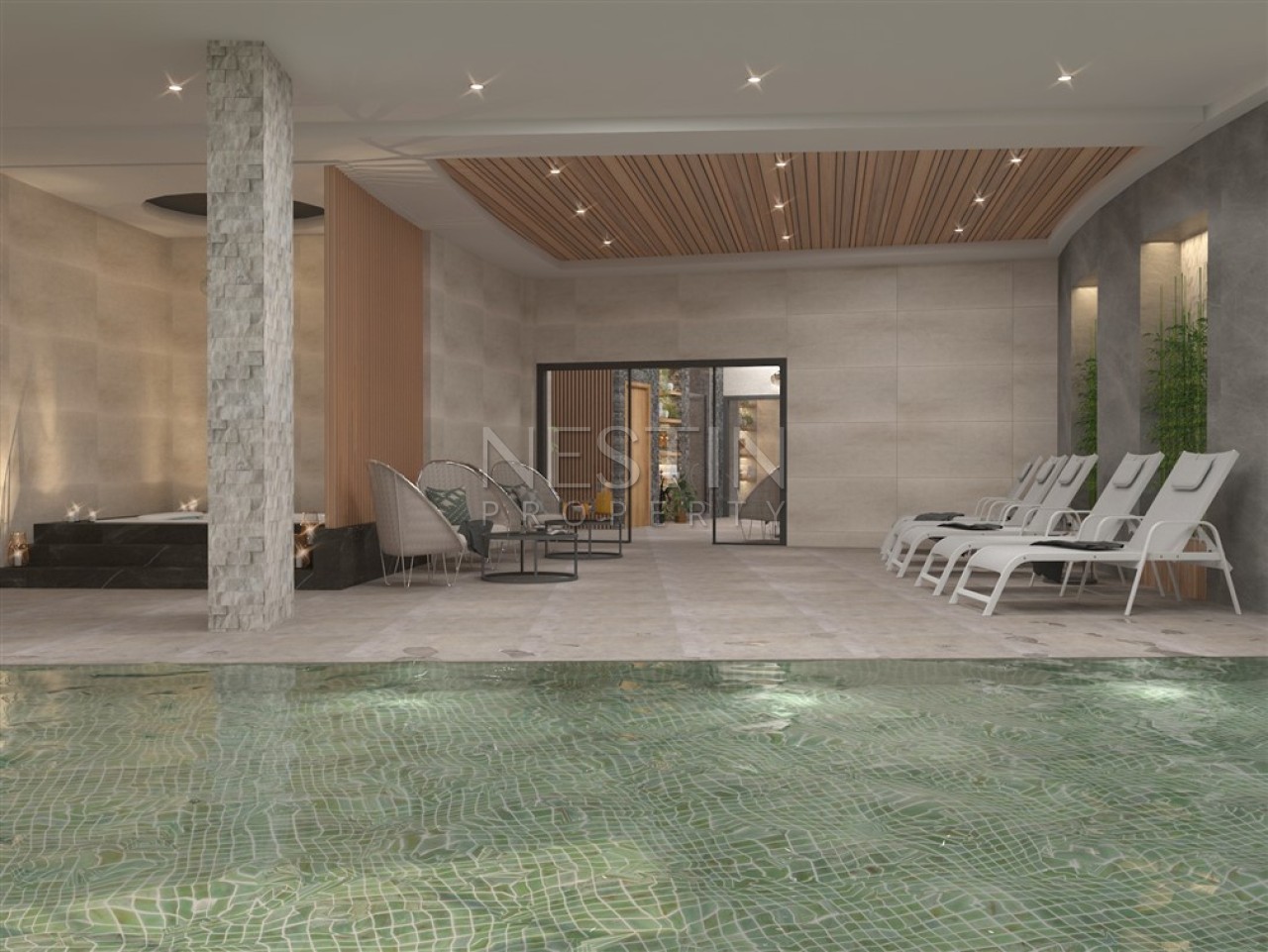 Квартира 3+1 в районе Оба в новом жилом комплексе в 1000 м от Средиземного моря фото 22