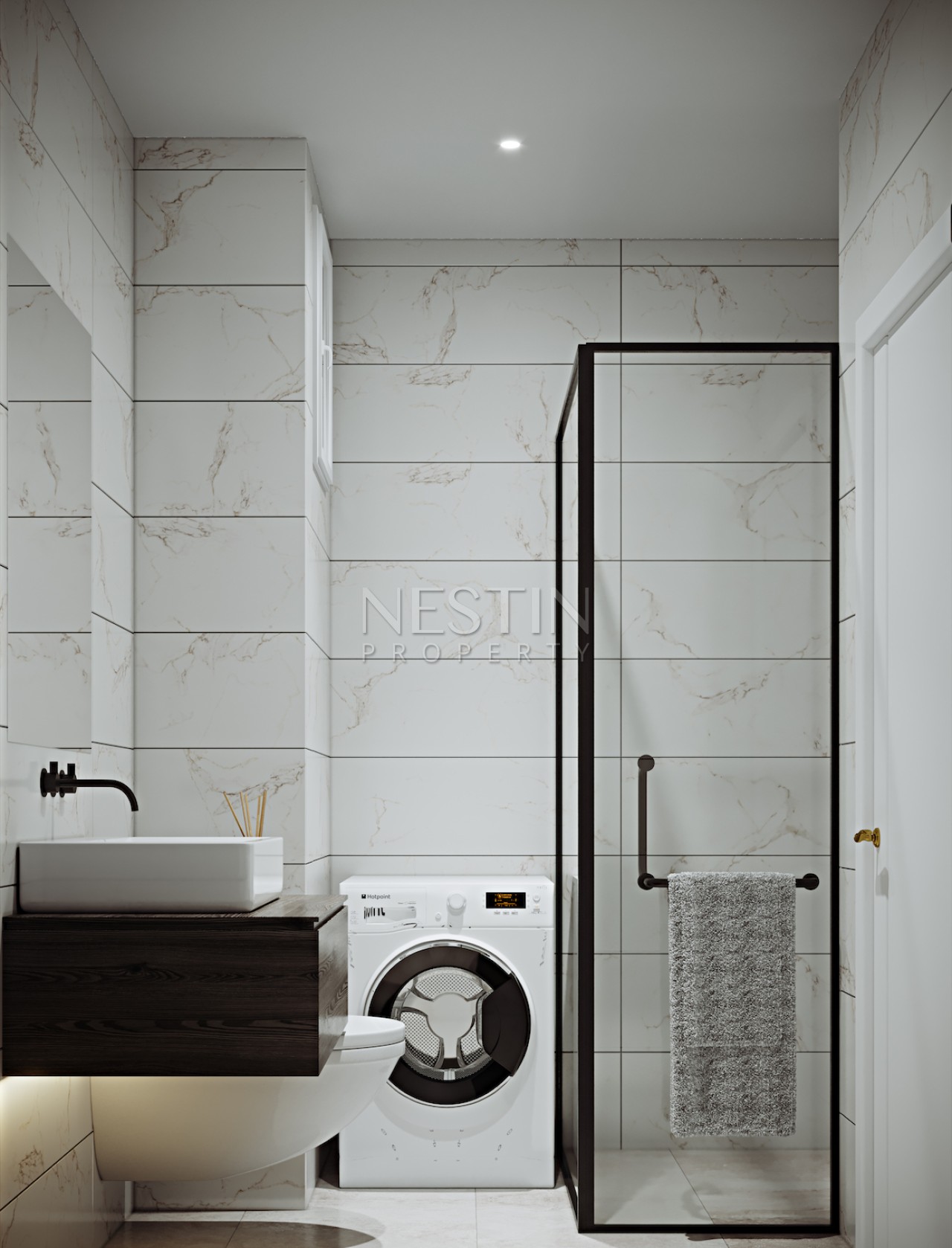 Новый жилой комплекс на стадии строительства в районе Тосмур в 700 м от Средиземного моря фото 18