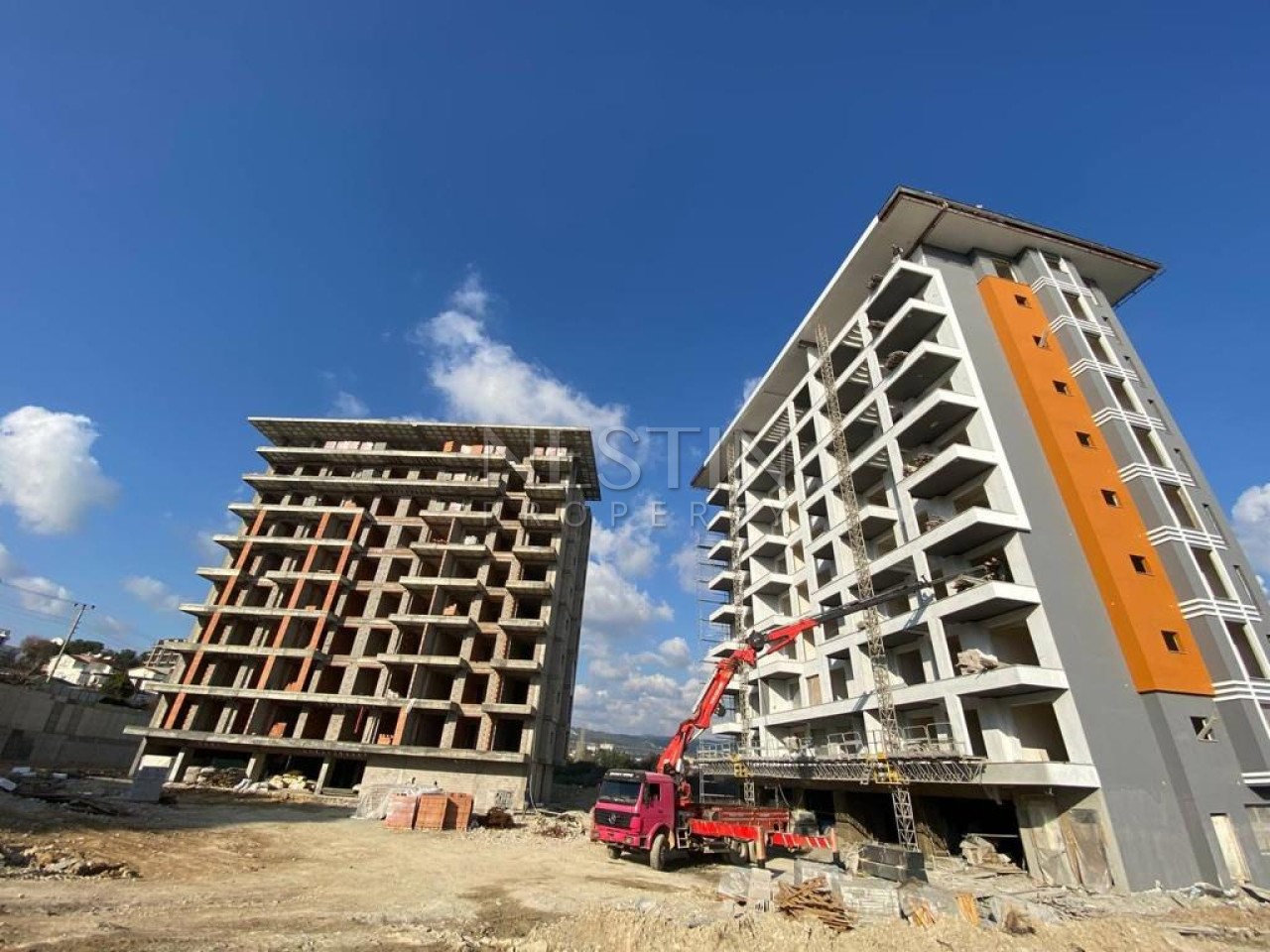 Квартира 2+1 на стадии строительства в районе Авсаллар в 700 м от Средиземного моря фото 2