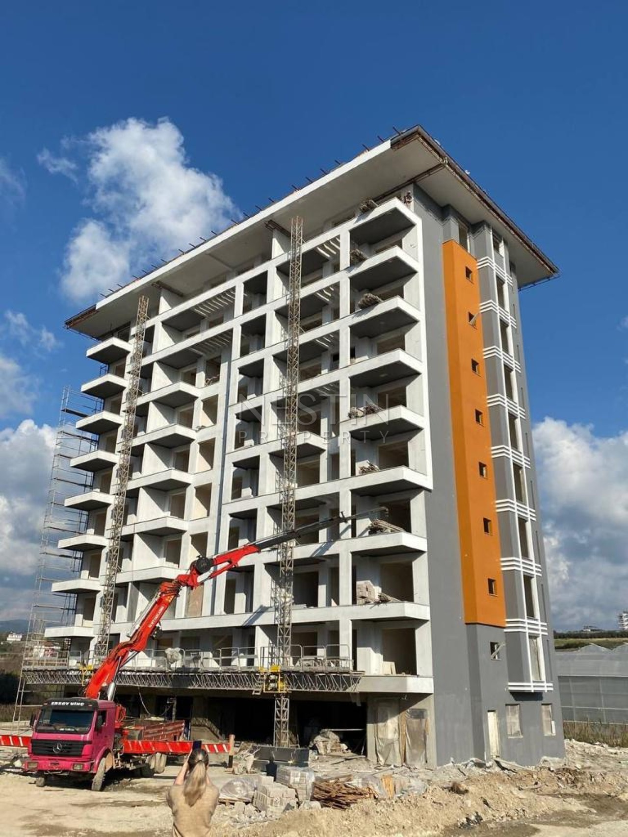 Квартира 2+1 на стадии строительства в районе Авсаллар в 700 м от Средиземного моря фото 6