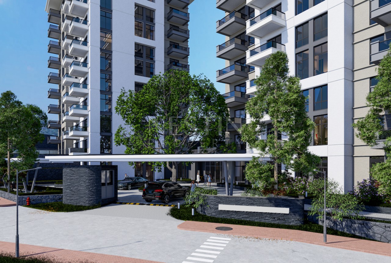 Новый жилой комплекс на стадии строительства в районе Авсаллар в 1000 м от Средиземного моря фото 6