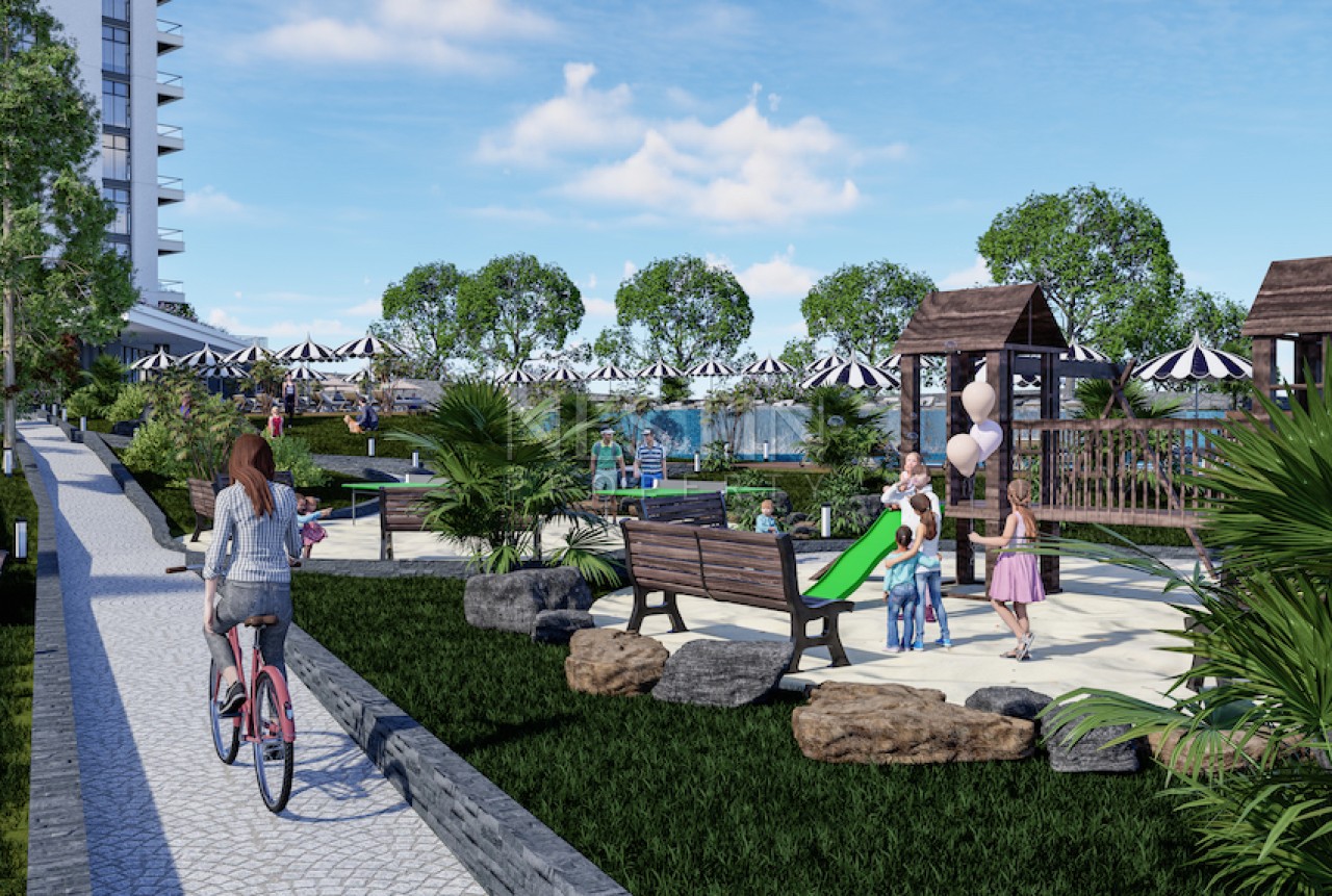 Новый жилой комплекс на стадии строительства в районе Авсаллар в 1000 м от Средиземного моря фото 11