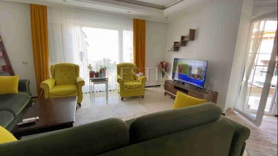 Двухуровневые апартаменты 4+1 с видом на море в уютном жилом комплексе в районе Кестель фото 7