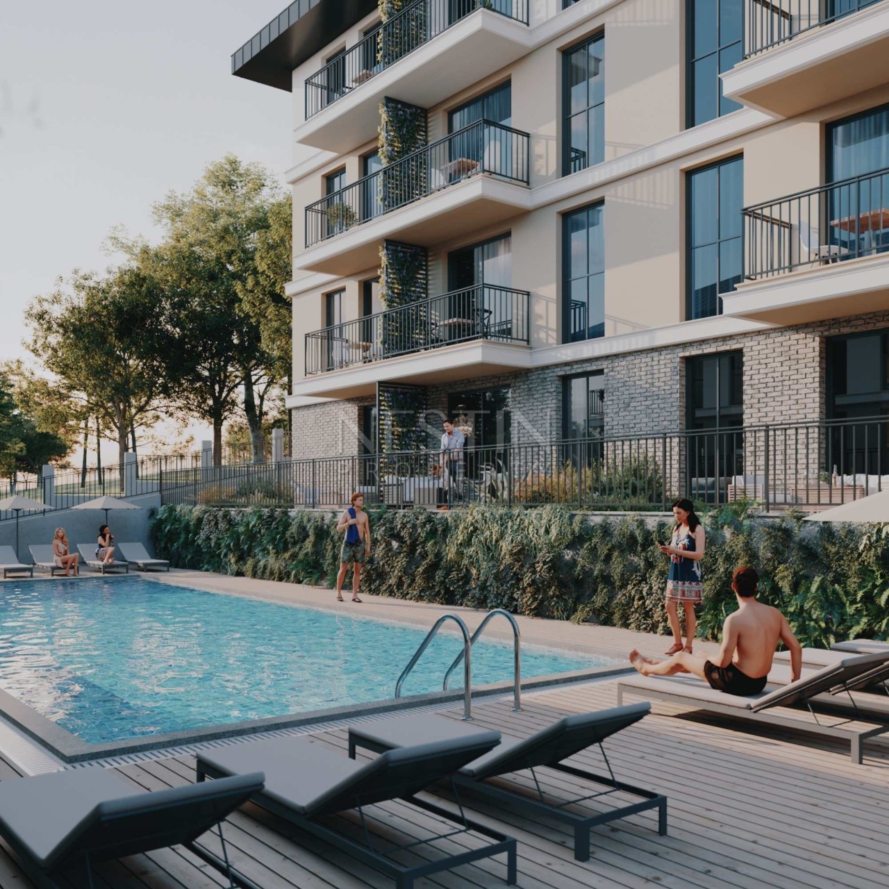 Жилой комплекс в городе Ялова на стадии строительства в 1000 м от моря. фото 8