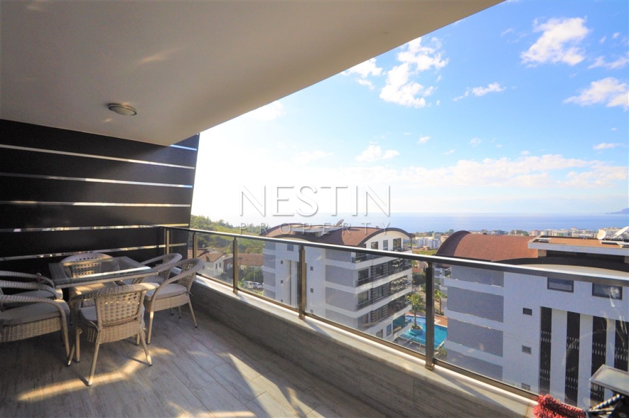 Квартира дуплекс 2+1 в районе Каргыджак в 700 м от Средиземного моря фото 15