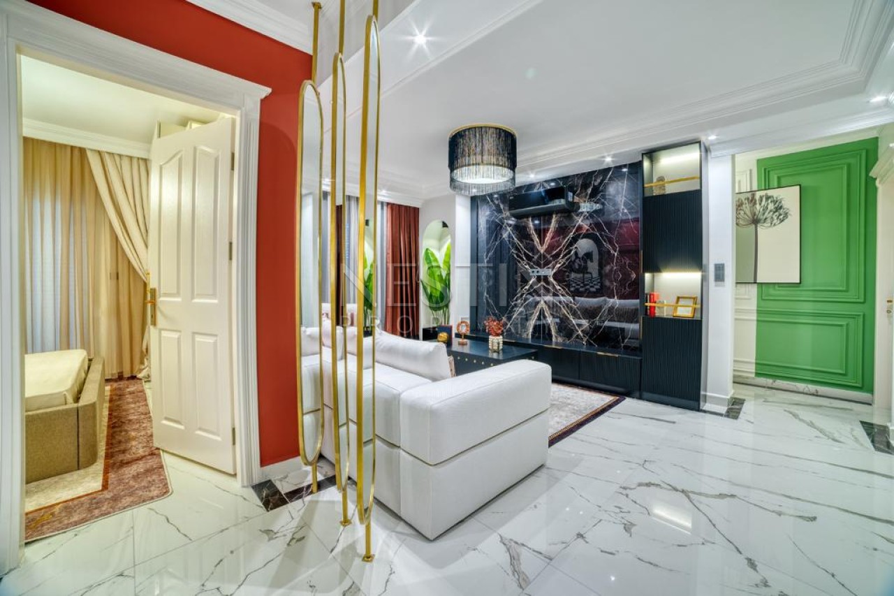 Вилла 3+1 в центре города Аланья в районе Тепе с видом на море и горы фото 10