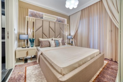 Вилла 3+1 в центре города Аланья в районе Тепе с видом на море и горы фото 13