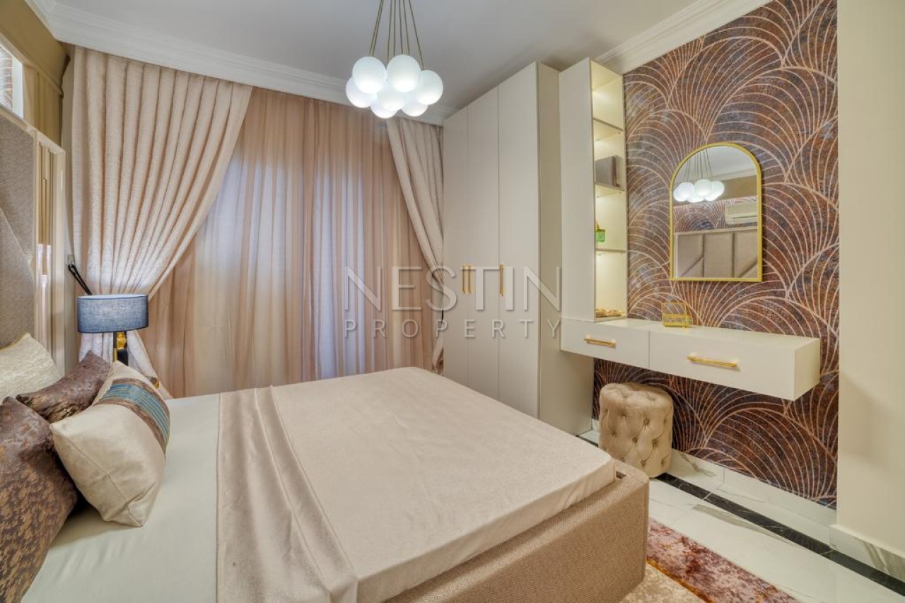 Вилла 3+1 в центре города Аланья в районе Тепе с видом на море и горы фото 14