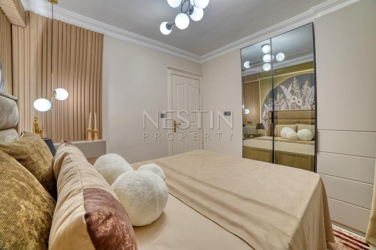 Вилла 3+1 в центре города Аланья в районе Тепе с видом на море и горы фото 16