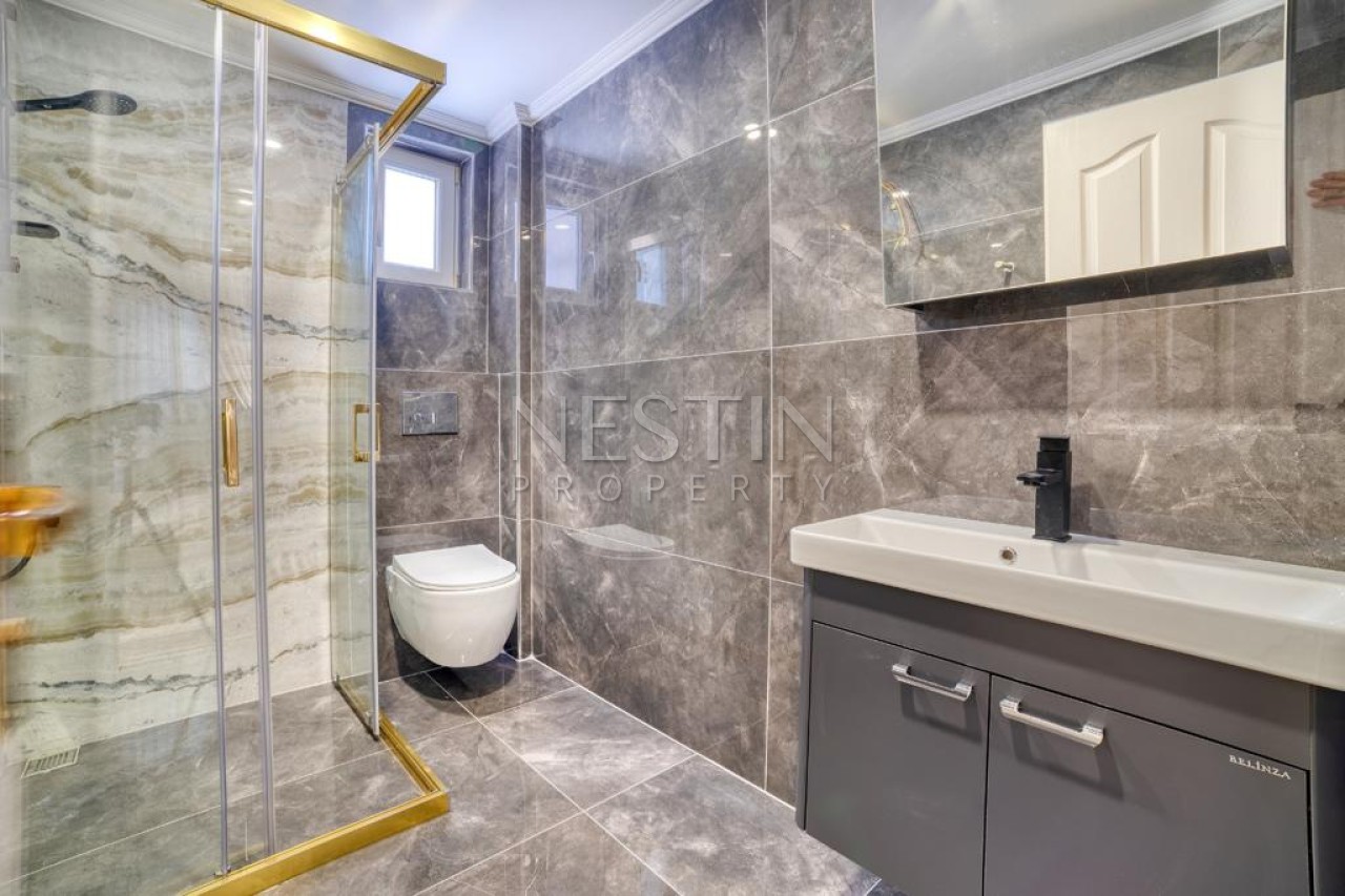 Вилла 3+1 в центре города Аланья в районе Тепе с видом на море и горы фото 26