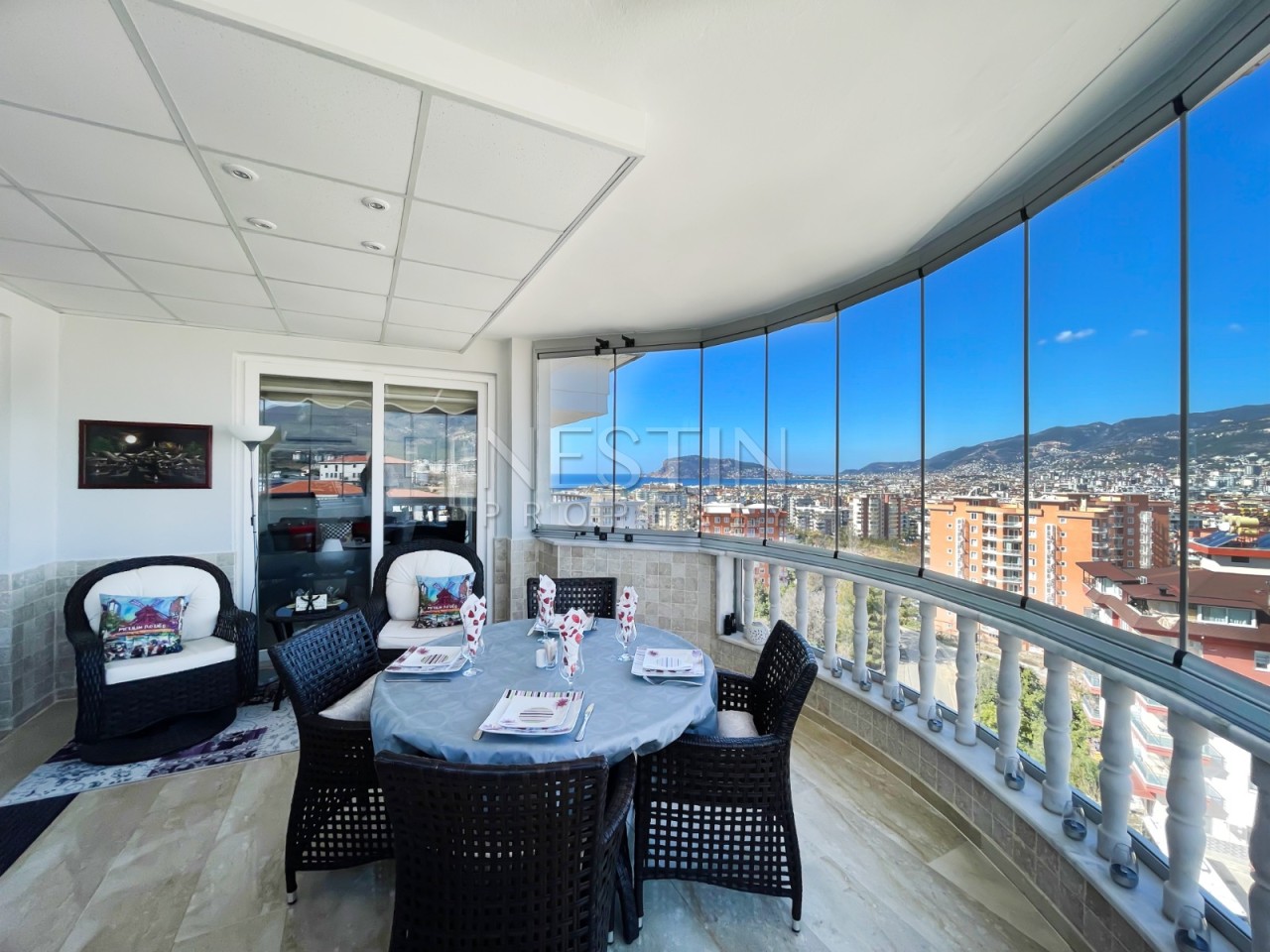 Квартира дуплекс 4+1 в Районе Тосмур в 800 м от Средиземного моря фото 43