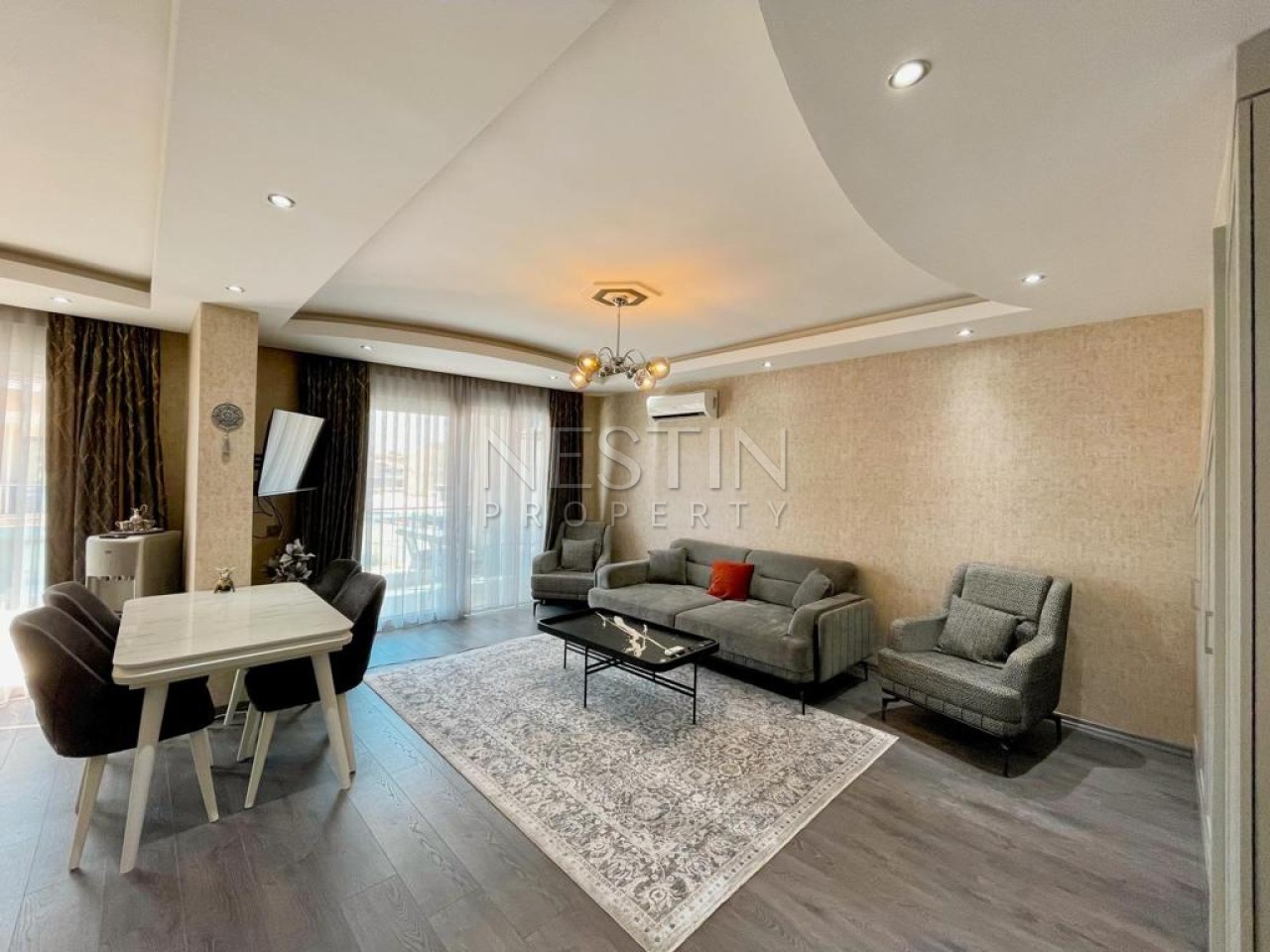 Квартира дуплекс 2+1 в районе Кестель в 350 м от Средиземного моря фото 9