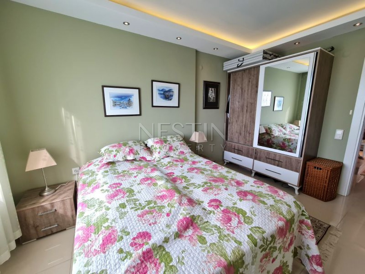 Квартира дуплекс 3+1 в районе Тосмур в 900 метрах от Средиземного моря фото 10