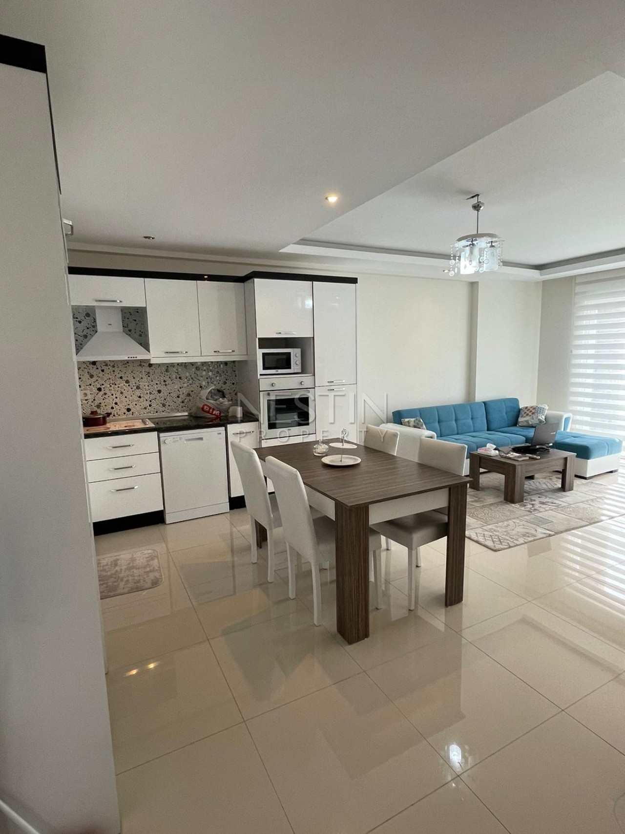 Квартира 1+1 в районе Кестель в 400 метрах от Средиземного моря. фото 4