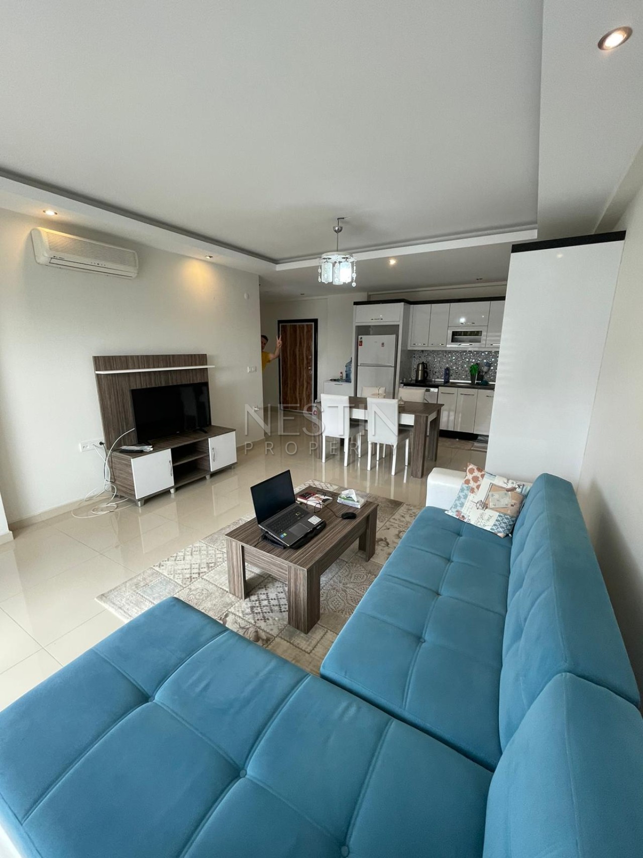 Квартира 1+1 в районе Кестель в 400 метрах от Средиземного моря. фото 6