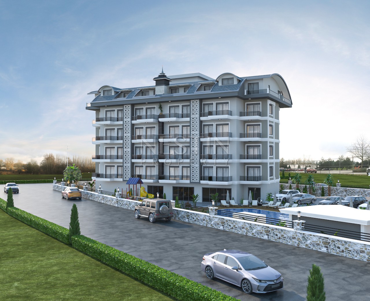 Новый жилой комплекс на стадии строительства в районе верхней Обы фото 2