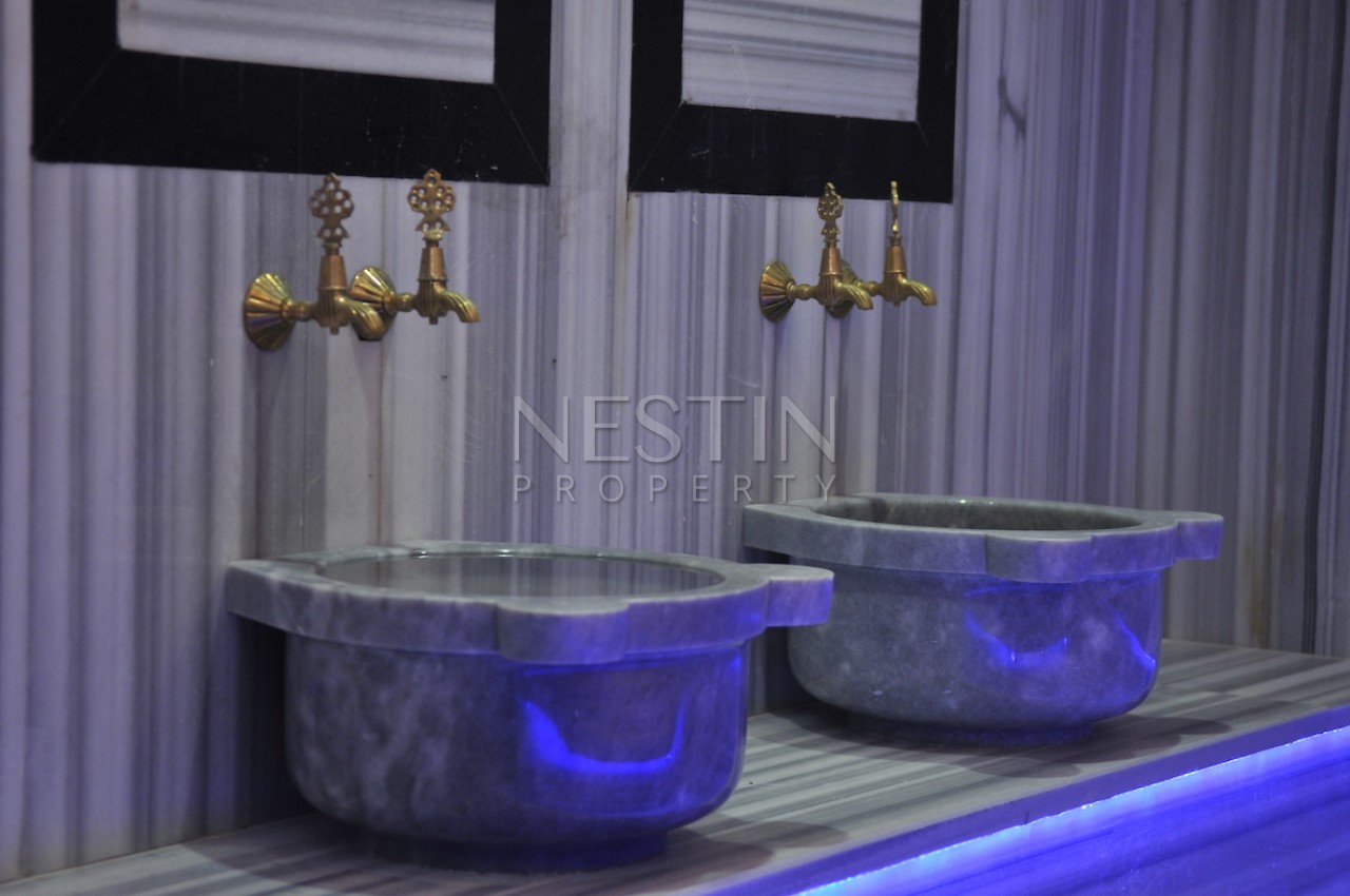 Квартиры в новом жилом доме на этапе строительства, в центре города Аланья фото 8